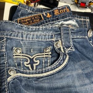 Rock Revival Indigo Denim with Silver Accents